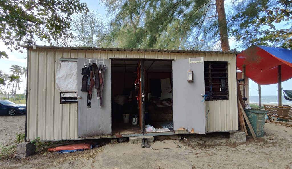 Kembara Sunnah Equestrian Team cabin tack room