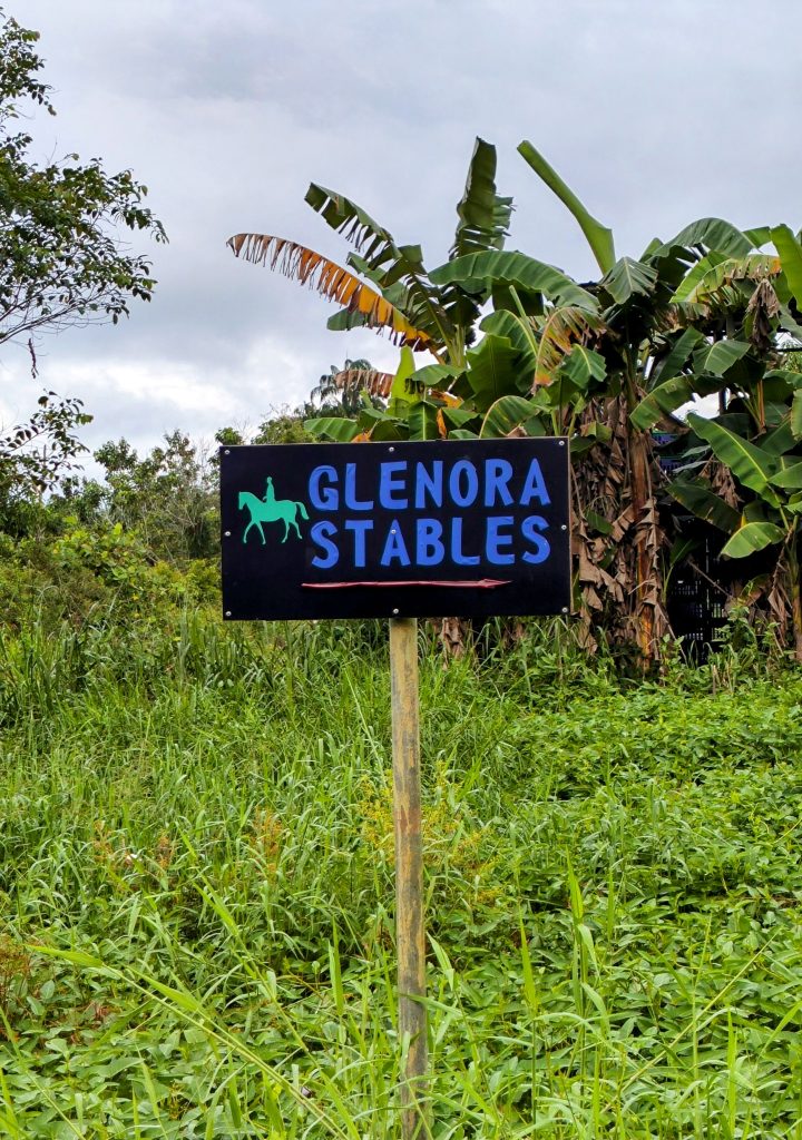 Glenora Stables - signage