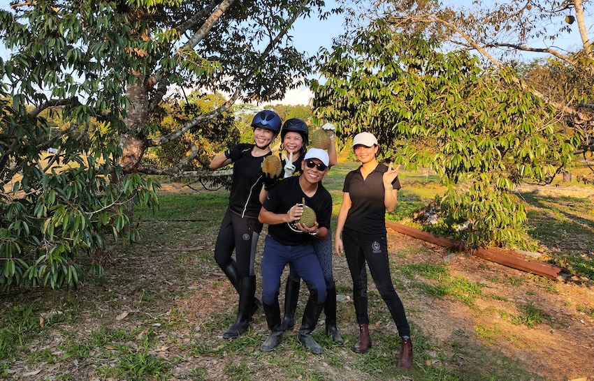 Durian Farm Trail Ride - group photo